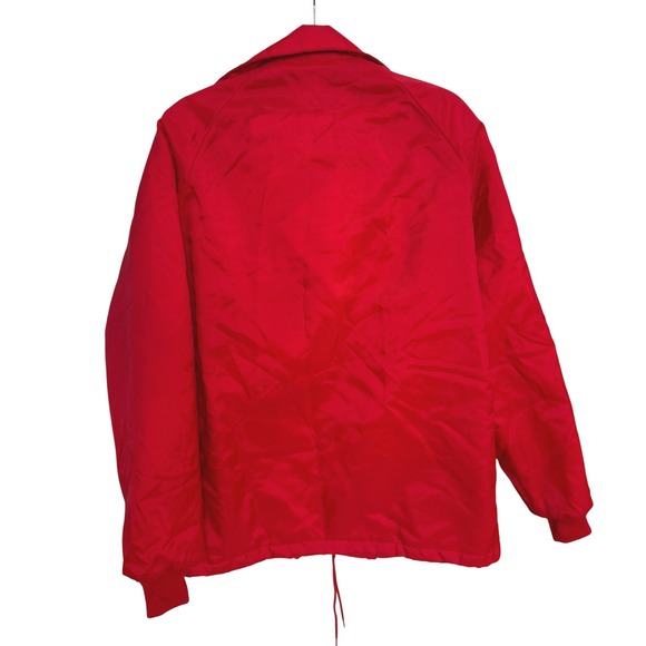 Wrangler Authentics Men's Red Sherpa Lined Shirt Jacket Barn Coat Sz 2XT Tall - Picture 2 of 7